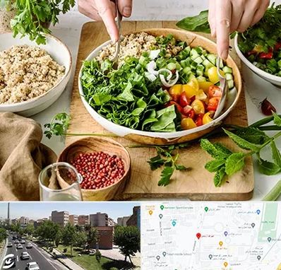 فروشگاه محصولات بدون گلوتن در شهرک آزمایش 