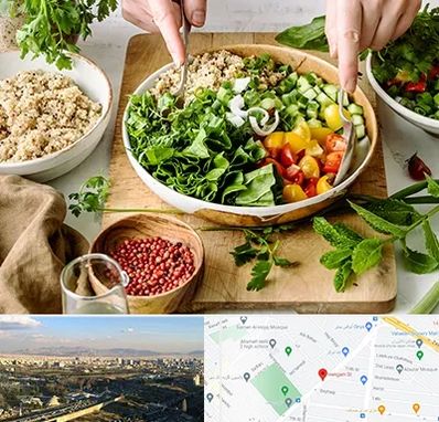 فروشگاه محصولات بدون گلوتن در هنگام 