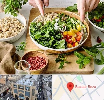 فروشگاه محصولات بدون گلوتن در بازار رضا مشهد