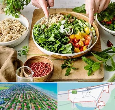 فروشگاه محصولات بدون گلوتن در نور