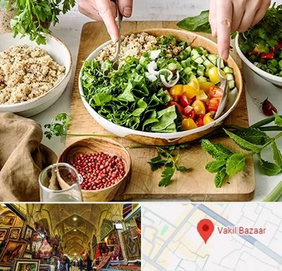 فروشگاه محصولات بدون گلوتن در بازار وکیل شیراز