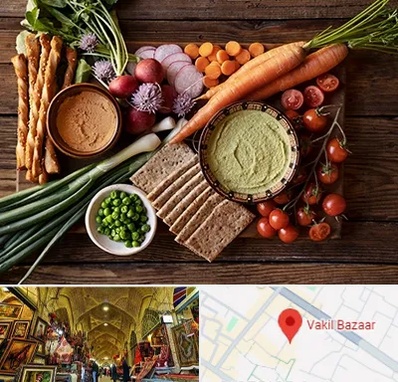 فروشگاه محصولات رژیمی در بازار وکیل شیراز