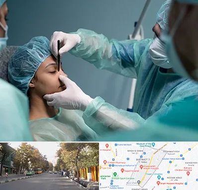 عمل بینی ارزان در شریعتی 