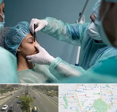 عمل بینی ارزان در منطقه 17 تهران 