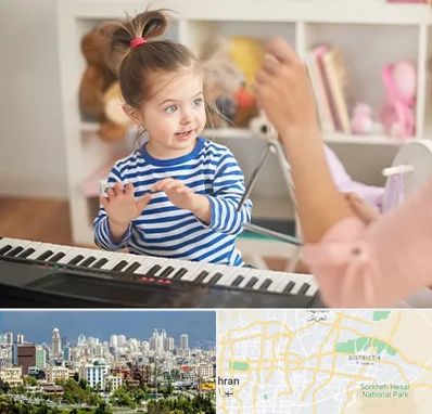 آموزشگاه موسیقی کودکان در شرق تهران 