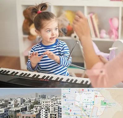 آموزشگاه موسیقی کودکان در منطقه 14 تهران 