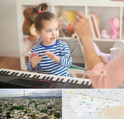 آموزشگاه موسیقی کودکان در منطقه 8 تهران 