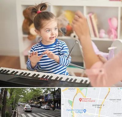 آموزشگاه موسیقی کودکان در ظفر 