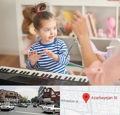 آموزشگاه موسیقی کودکان در خیابان آذربایجان