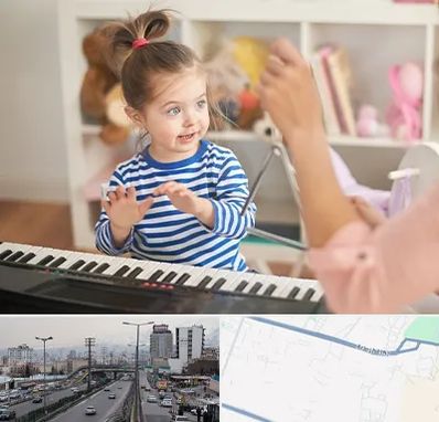 آموزشگاه موسیقی کودکان در بلوار ارتش