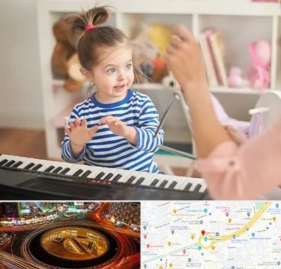 آموزشگاه موسیقی کودکان در میدان ولیعصر 