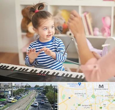 آموزشگاه موسیقی کودکان در جنوب تهران 