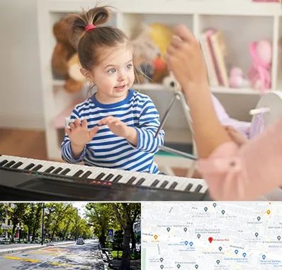 آموزشگاه موسیقی کودکان در میرداماد 