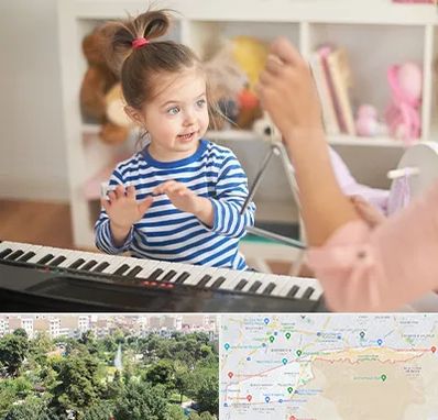 آموزشگاه موسیقی کودکان در منطقه 13 تهران 