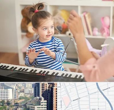 آموزشگاه موسیقی کودکان در خیابان بهشتی