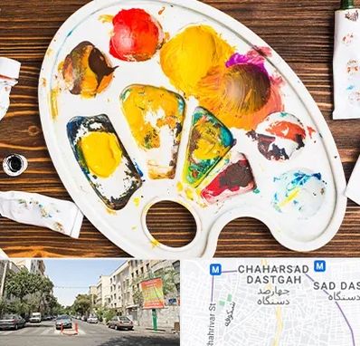 آموزشگاه نقاشی کودکان در چهارصد دستگاه 