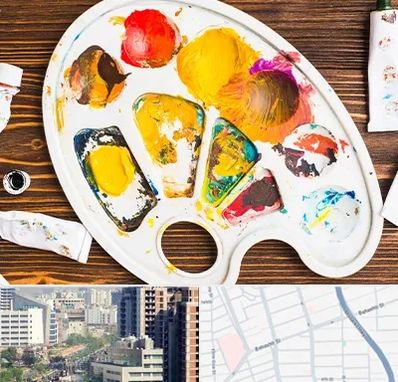 آموزشگاه نقاشی کودکان در خیابان بهشتی