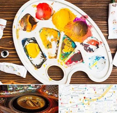 آموزشگاه نقاشی کودکان در میدان ولیعصر 