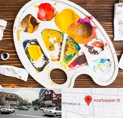 آموزشگاه نقاشی کودکان در خیابان آذربایجان