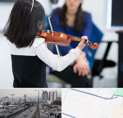 آموزشگاه ویولن در بلوار ارتش
