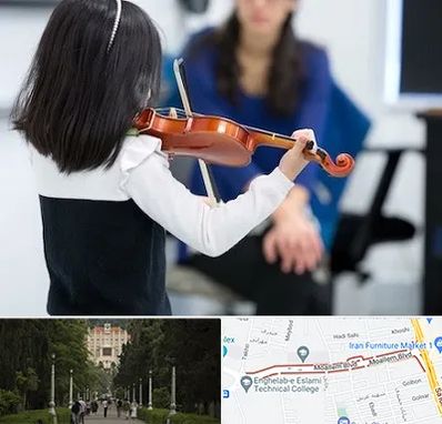 آموزشگاه ویولن در بلوار معلم رشت
