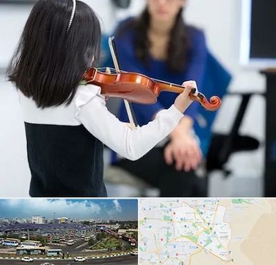 آموزشگاه ویولن در منطقه 15 تهران