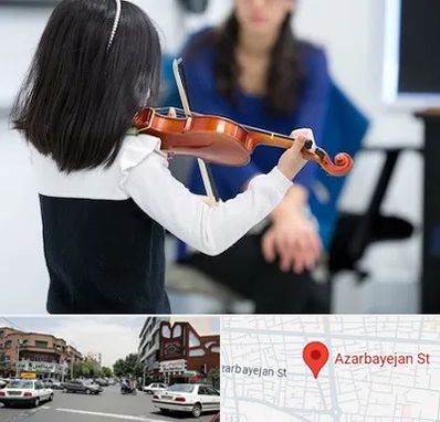 آموزشگاه ویولن در خیابان آذربایجان