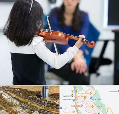 آموزشگاه ویولن در خیابان نیایش شیراز