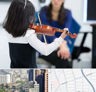 آموزشگاه ویولن در خیابان بهشتی