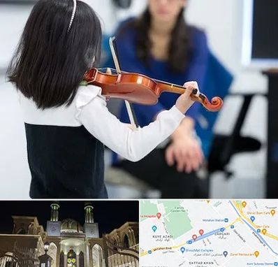 آموزشگاه ویولن در زرگری شیراز
