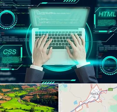 آموزش HTML و CSS در نکا