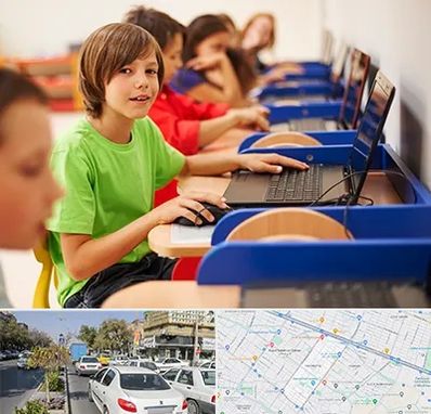 کلاس کامپیوتر کودکان در مفتح مشهد 