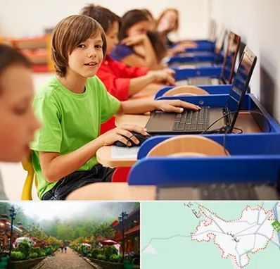 کلاس کامپیوتر کودکان در فومن