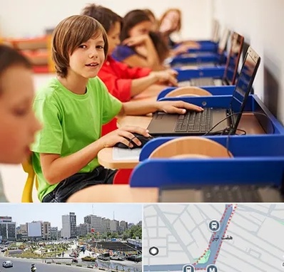 کلاس کامپیوتر کودکان در هفت تیر