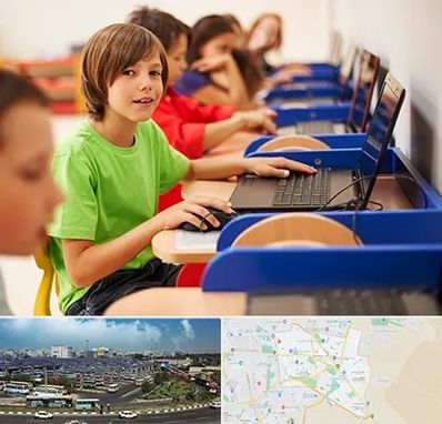 کلاس کامپیوتر کودکان در منطقه 15 تهران 