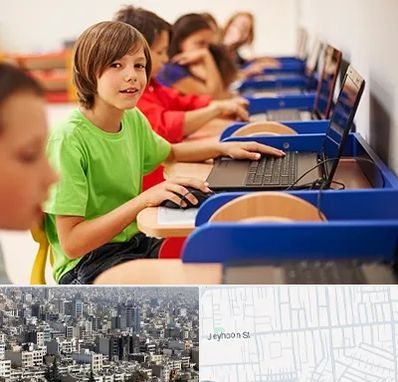 کلاس کامپیوتر کودکان در جیحون