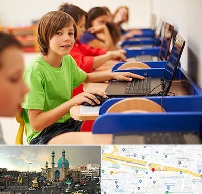 کلاس کامپیوتر کودکان در رسالت 