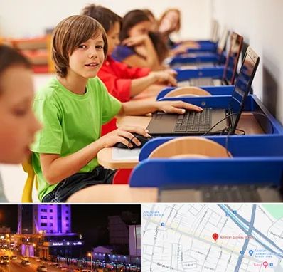 کلاس کامپیوتر کودکان در آبرسان تبریز