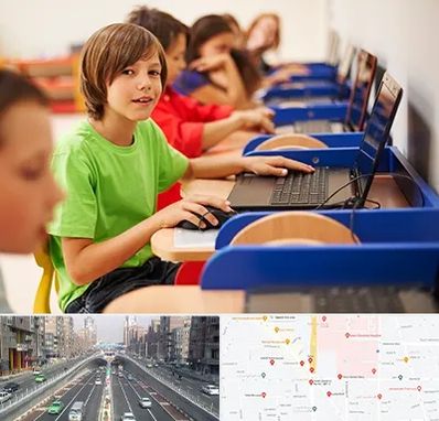 کلاس کامپیوتر کودکان در توحید 