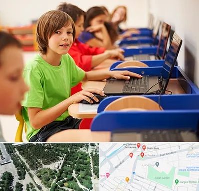 کلاس کامپیوتر کودکان در سالاریه قم