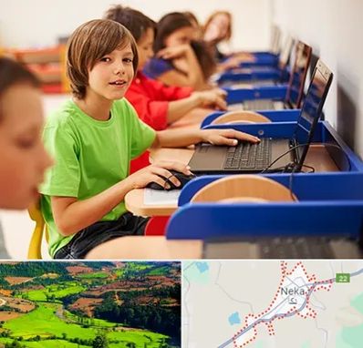 کلاس کامپیوتر کودکان در نکا