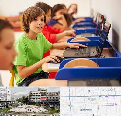 کلاس کامپیوتر کودکان در مرکز تهران