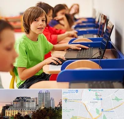 کلاس کامپیوتر کودکان در فرشته 