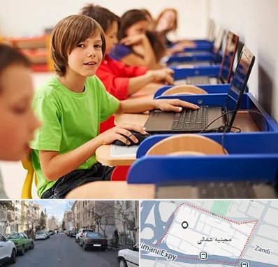 کلاس کامپیوتر کودکان در مجیدیه شمالی