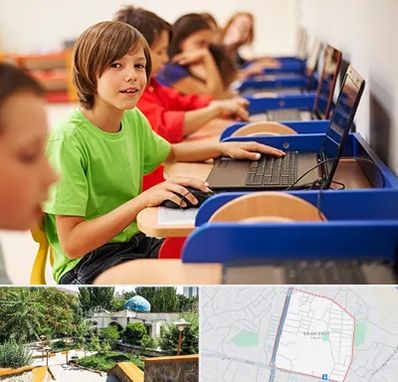 کلاس کامپیوتر کودکان در باغمیشه تبریز