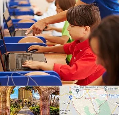 کلاس رباتیک کودکان در شهر ری