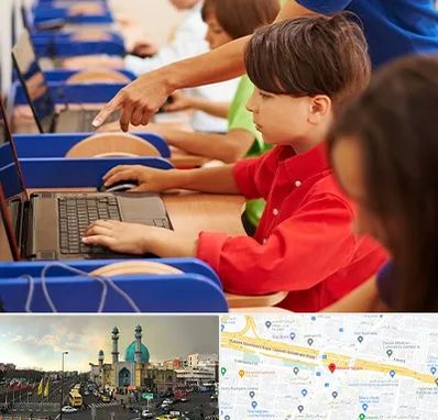 کلاس رباتیک کودکان در رسالت 