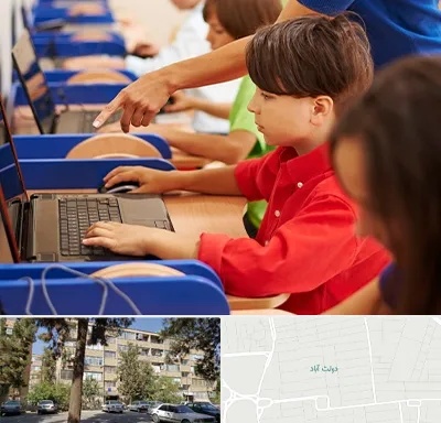 کلاس رباتیک کودکان در دولت آباد