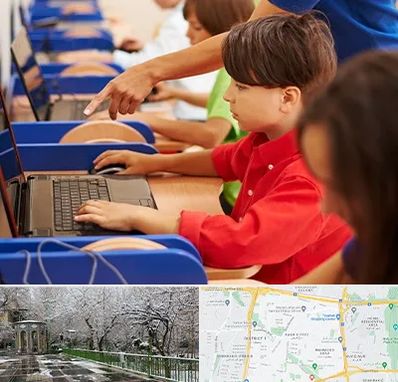 کلاس رباتیک کودکان در باغ فیض 