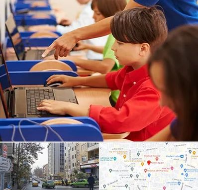 کلاس رباتیک کودکان در فاطمی 